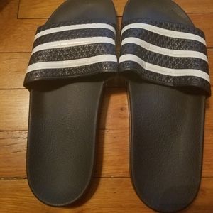Adidas Adilette Navy Slides